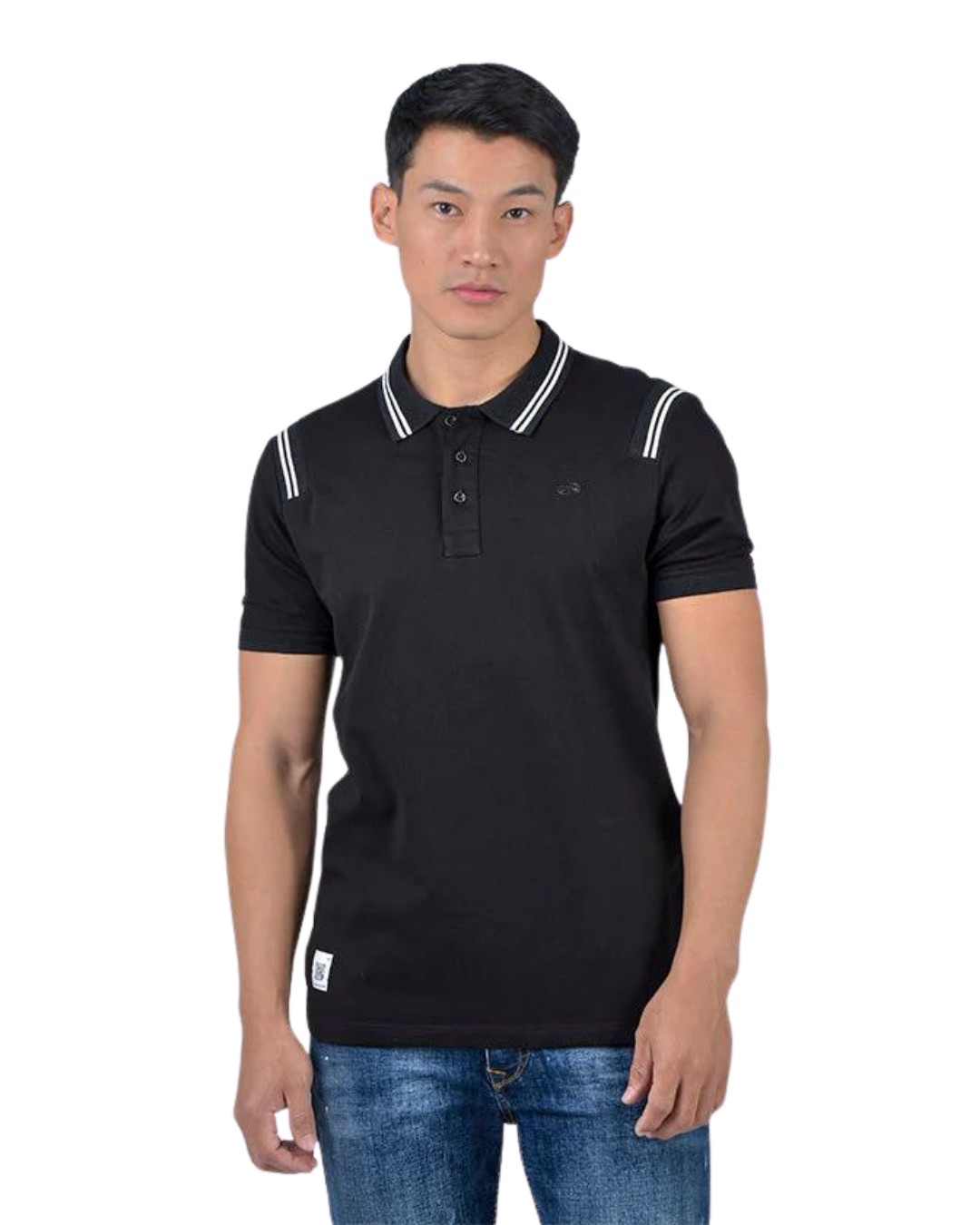 POLO NEGRA TONAL - ROOTT+CO