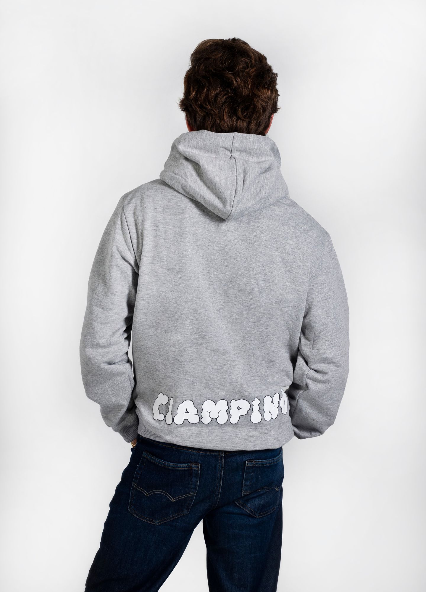 HOODIE UNISEX / GRIS - CIAMPINO