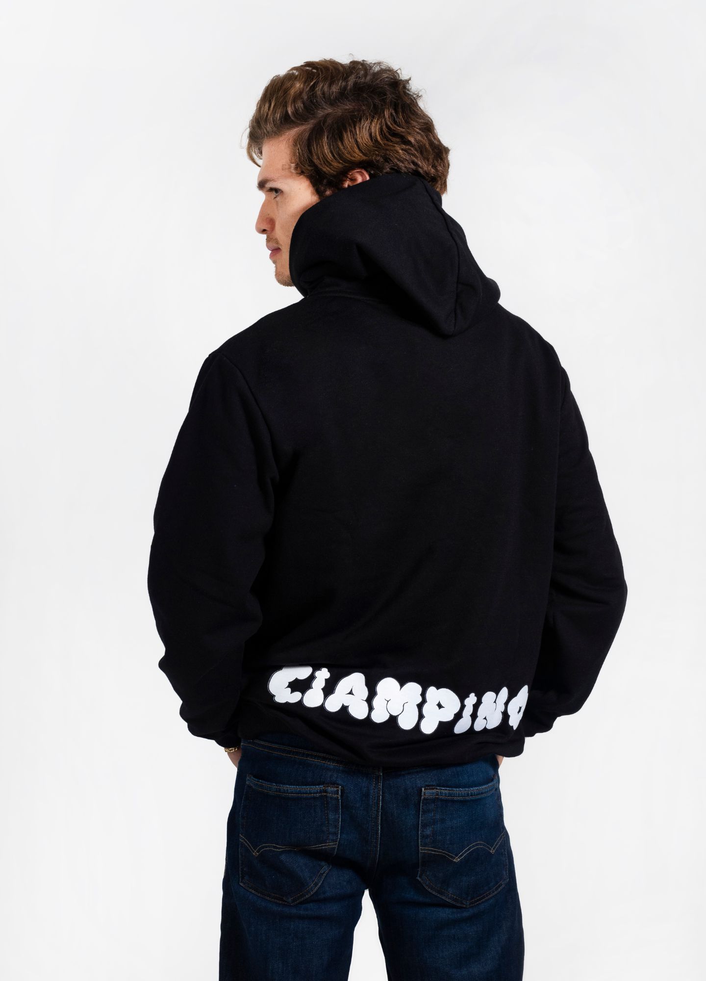 HOODIE UNISEX / NEGRO - CIAMPINO