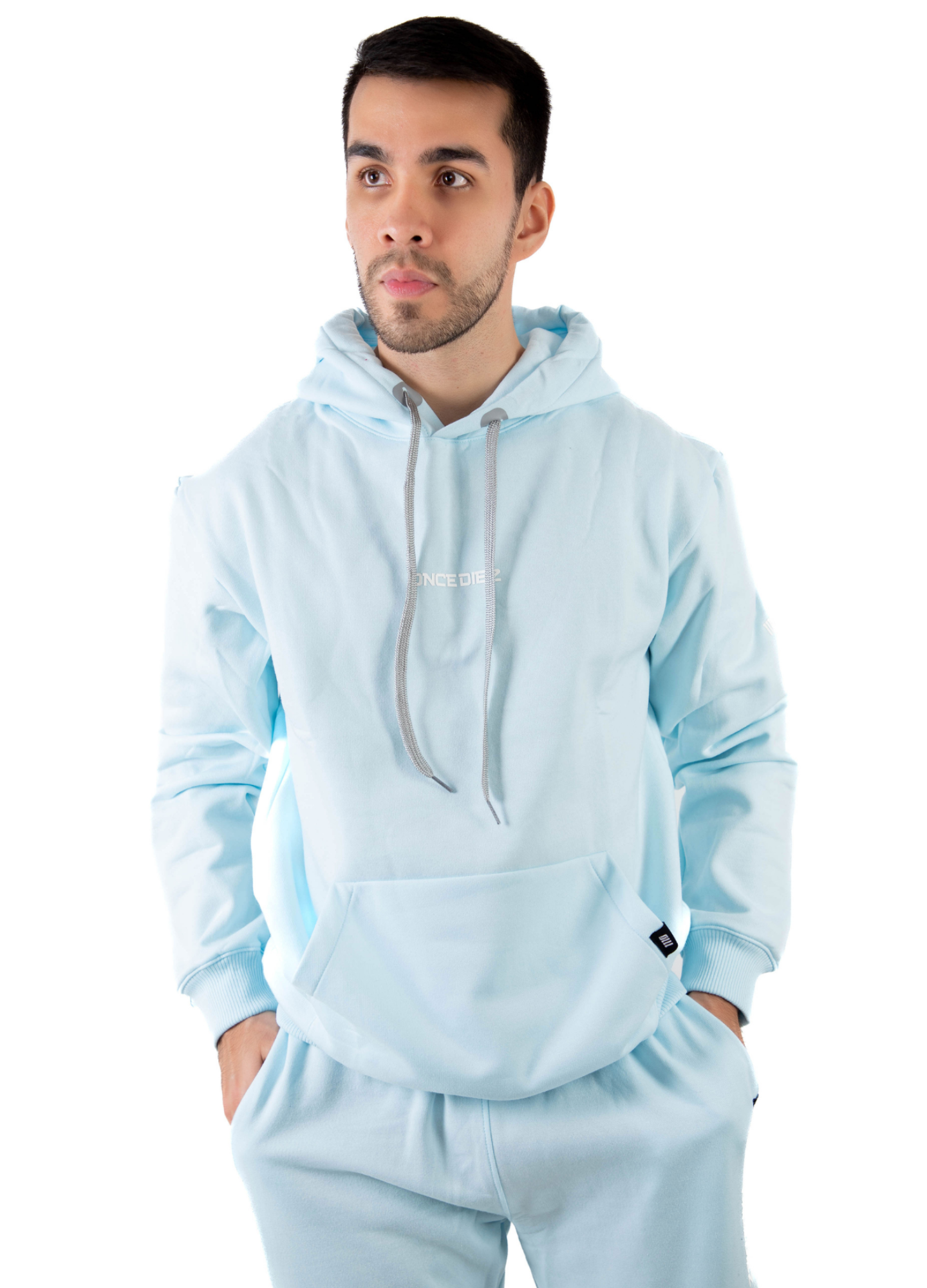 HOODIE AZUL CLARO - ONCE DIEZ