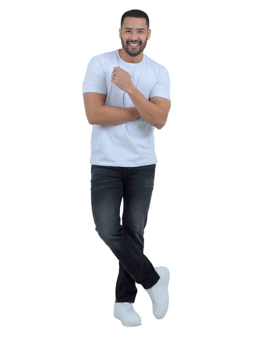 DARK GRAY JEANS - BLUE INC