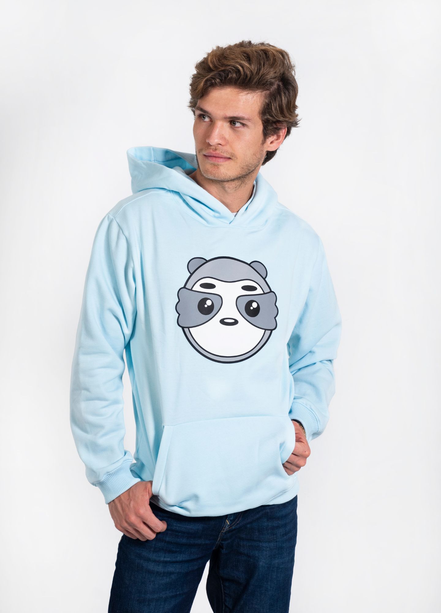 HOODIE UNISEX / CELESTE - CIAMPINO