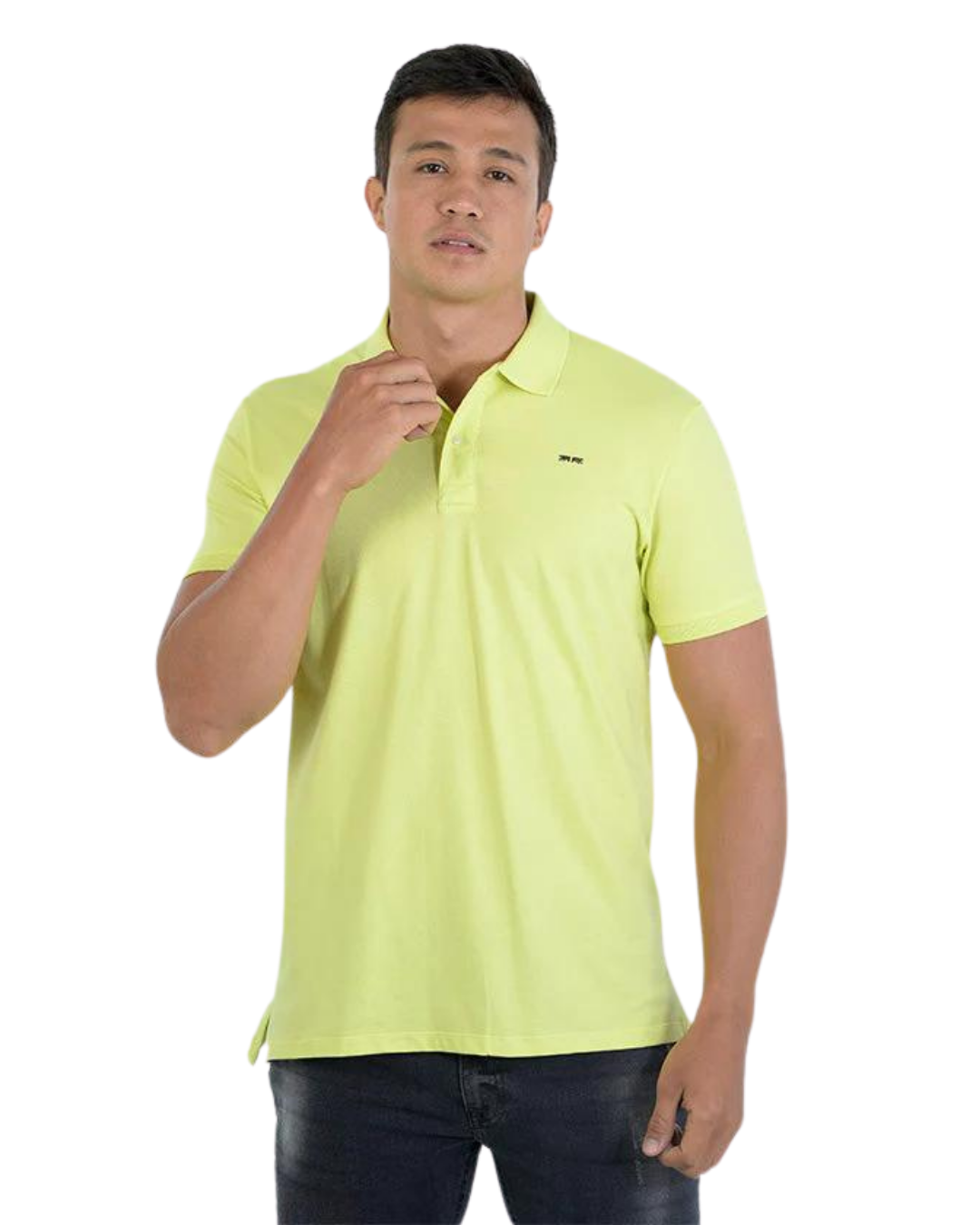 POLO BASICA VERDE FLUORESCENTE - ROOTT+CO