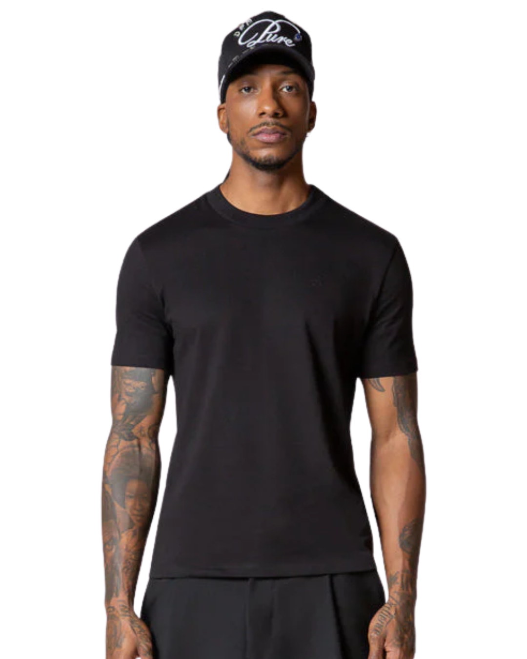 DOPAMINE BLACK SLIM T-SHIRT