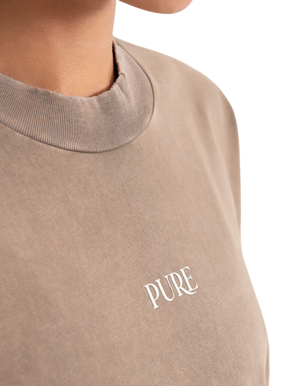 KNOCKOUT BROWN GLOVES T-SHIRT - PURE