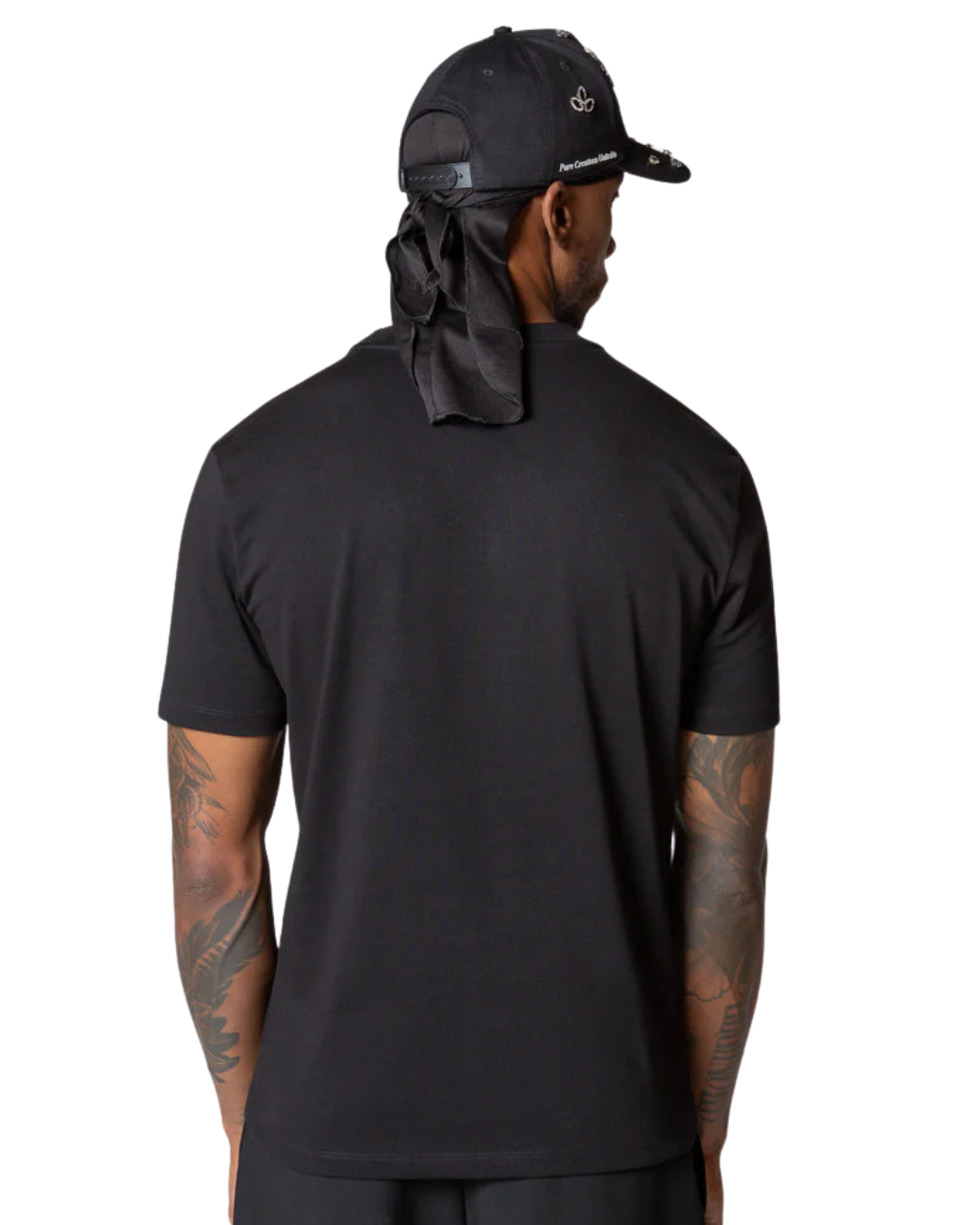 DOPAMINE BLACK SLIM T-SHIRT