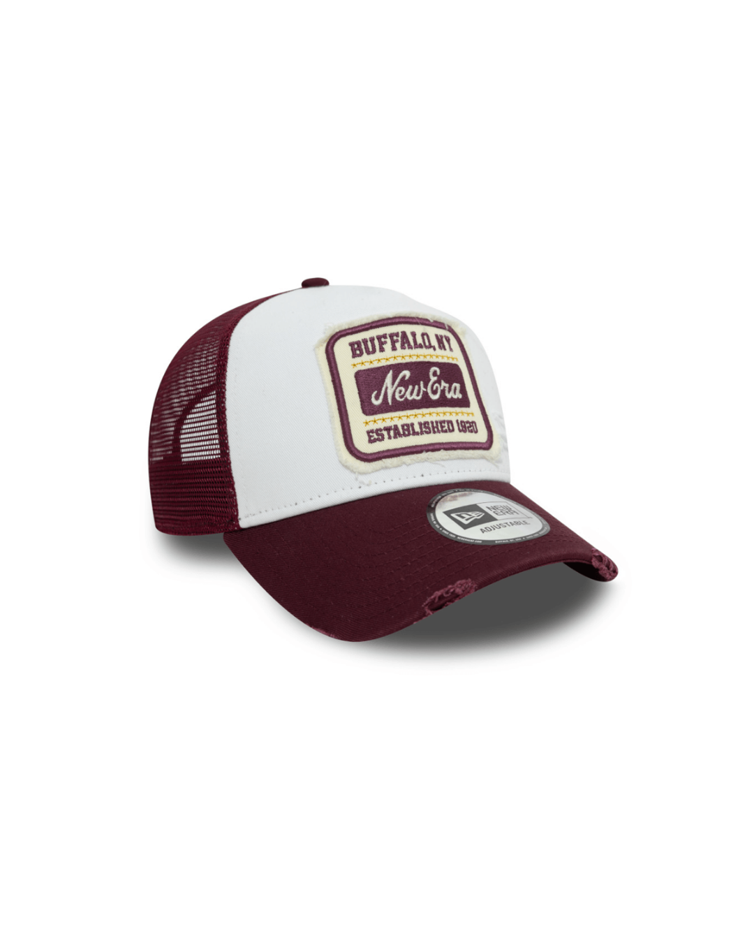NEW ERA TRUCKER Patch Distress Wine - NEW ERA 940AF