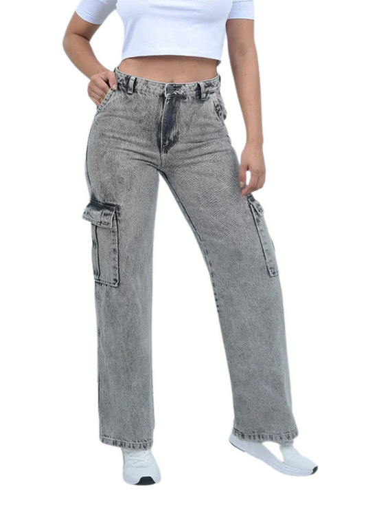 JEANS CARGO MUJER - ROOTT+CO