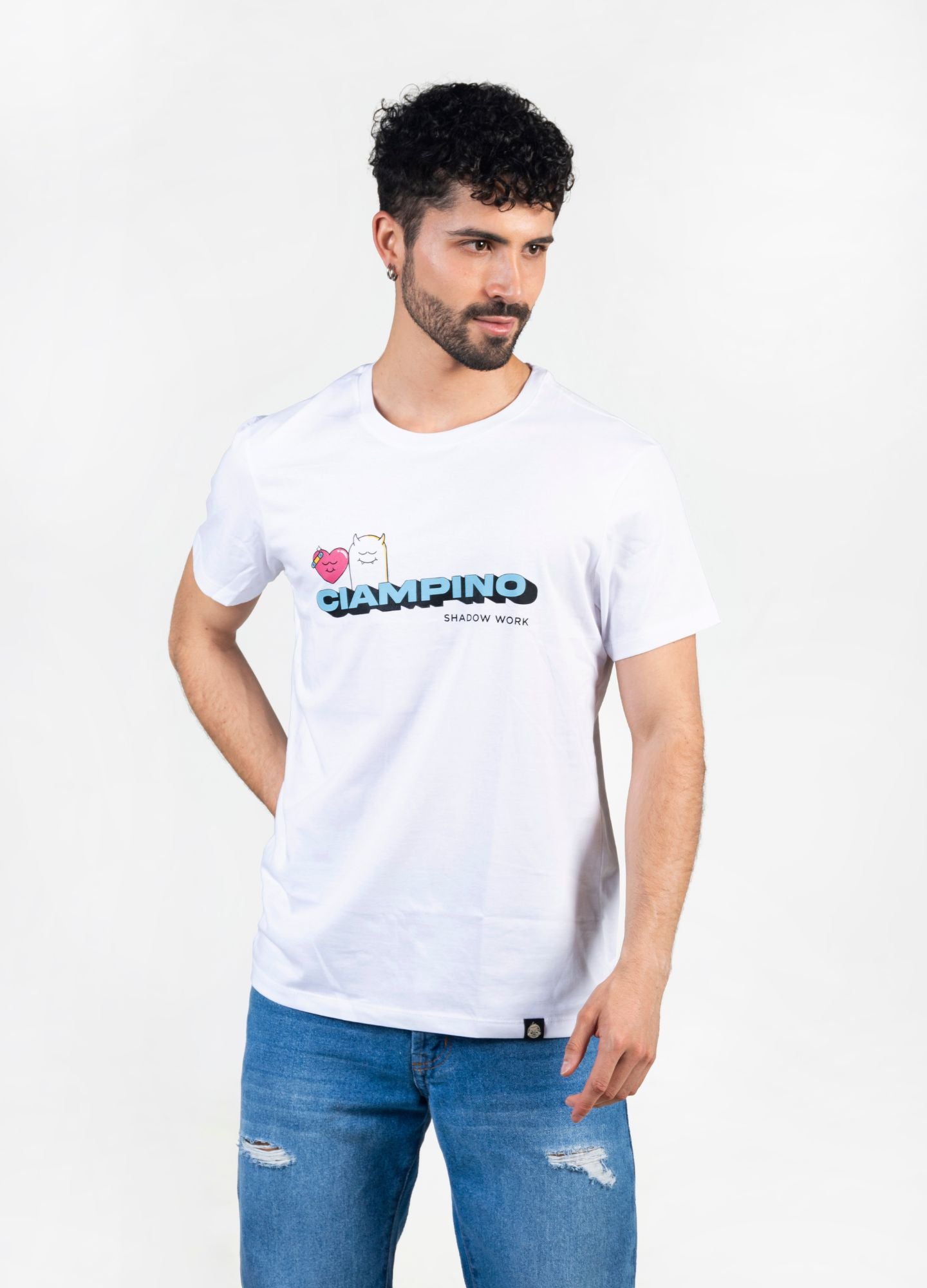 SHADOW WORK T-SHIRT / BLANCO - CIAMPINO