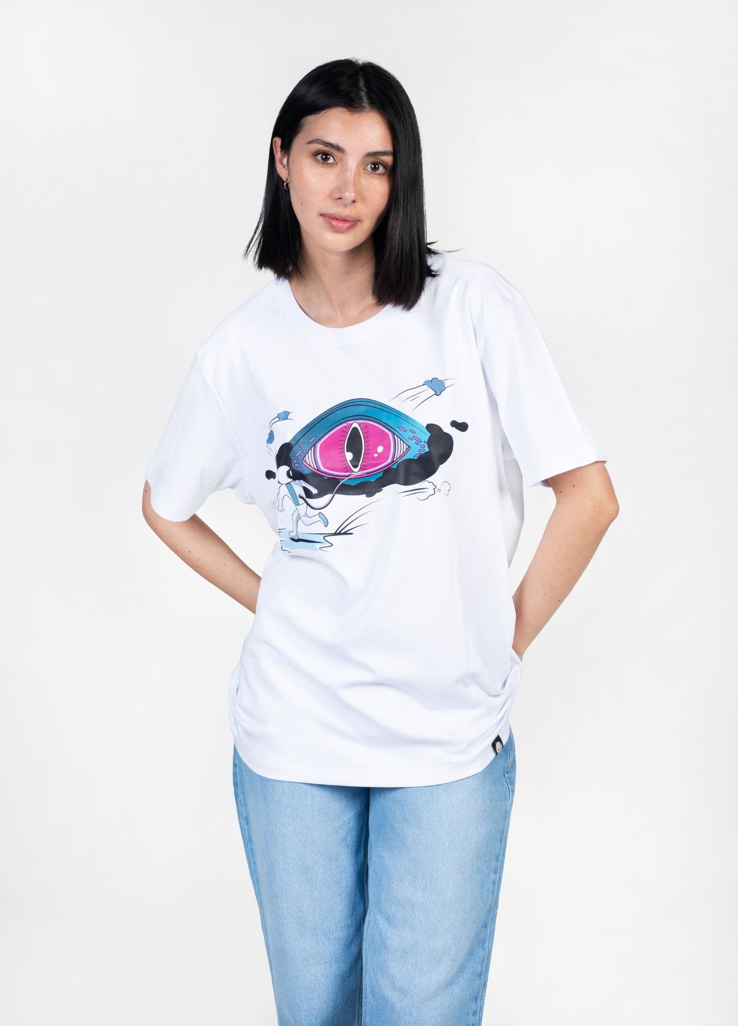 DISTOPIA T-SHIRT / BLANCO - CIAMPINO