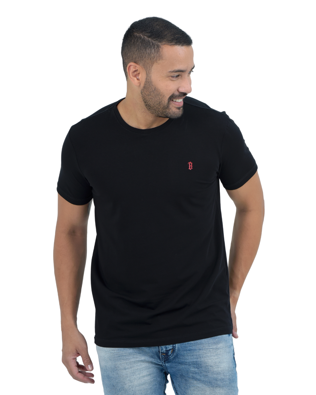 CAMISETA BASICA NEGRA - BLUE INC