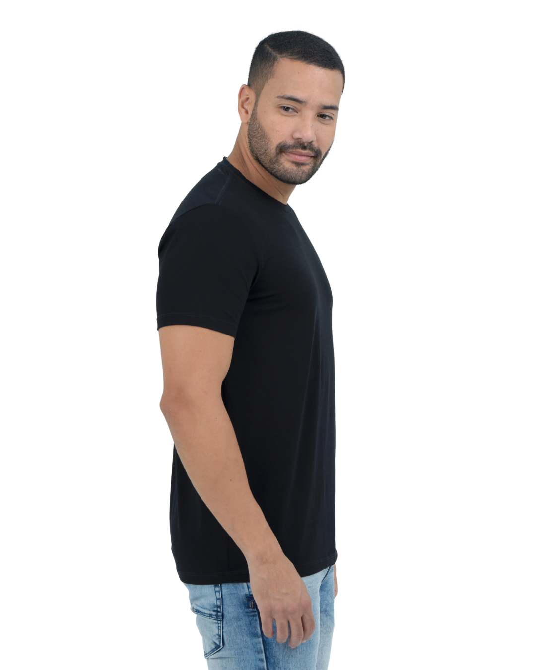 CAMISETA BASICA NEGRA - BLUE INC