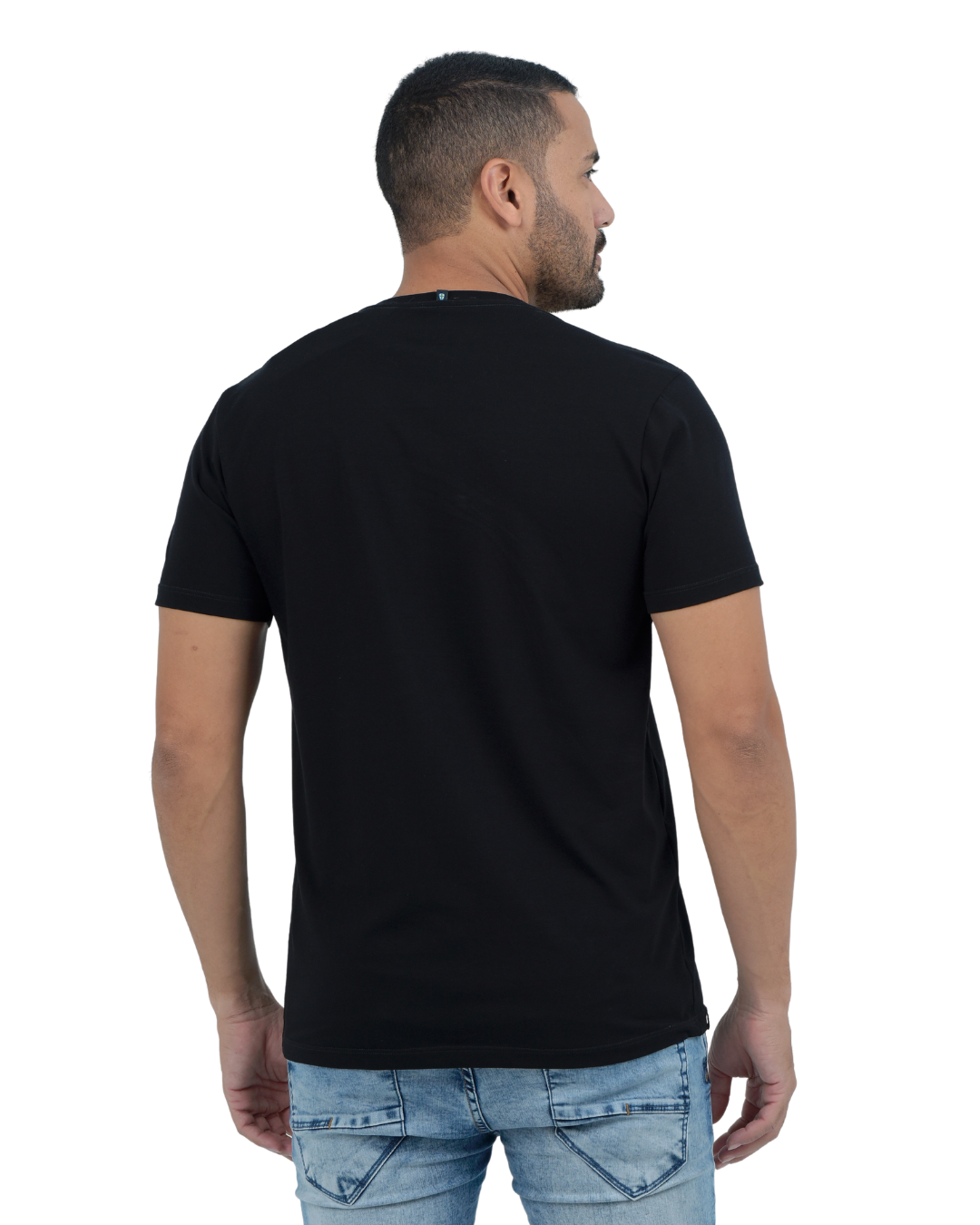 CAMISETA BASICA NEGRA - BLUE INC