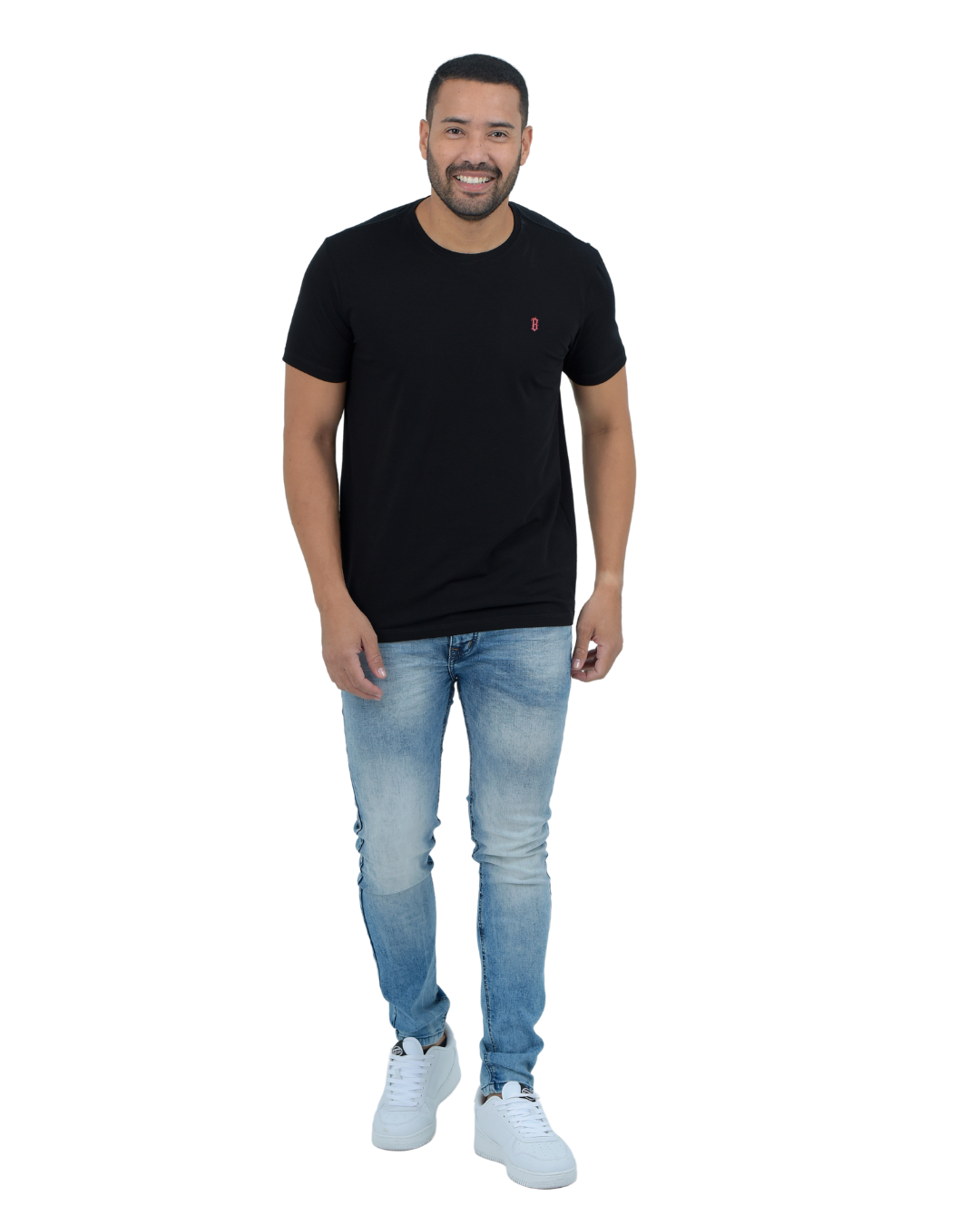 CAMISETA BASICA NEGRA - BLUE INC