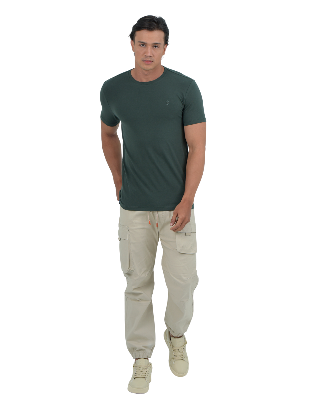 CAMISETA BASICA VERDE - BLUE INC