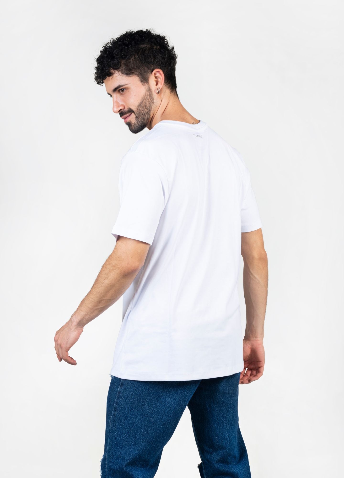 BASIC T-SHIRT OVERSIZE  / BLANCO - CIAMPINO