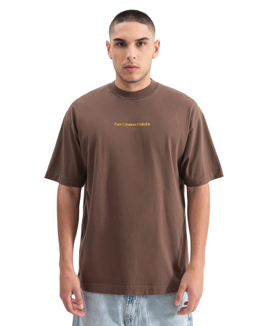 KNOCKOUT BROWN T-SHIRT - PURE
