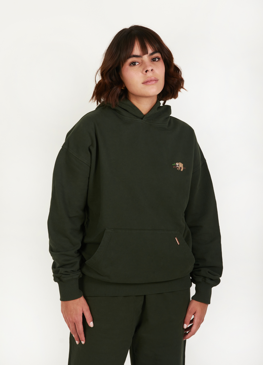 HOODIE BASIC UNISEX / VERDE - CIAMPINO