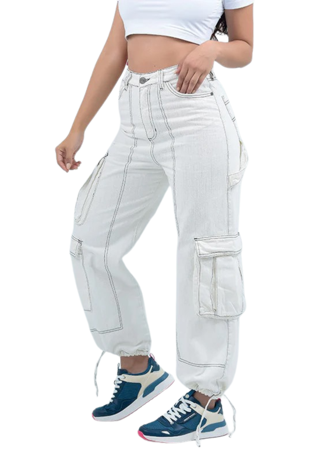 JEANS CARGO MUJER - ROOTT+CO