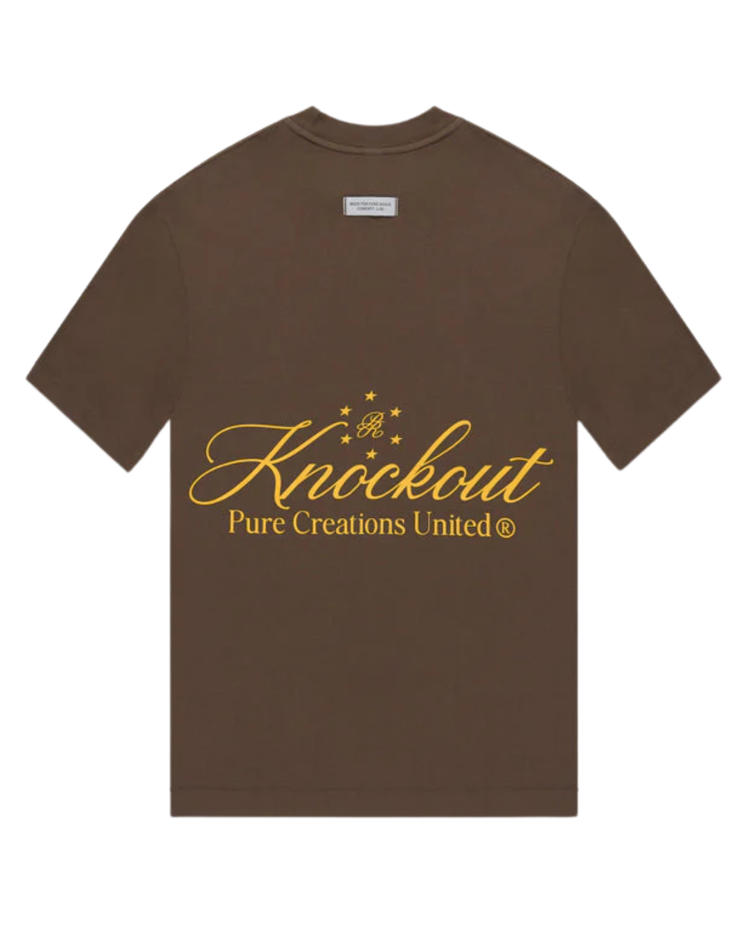 KNOCKOUT BROWN T-SHIRT - PURE