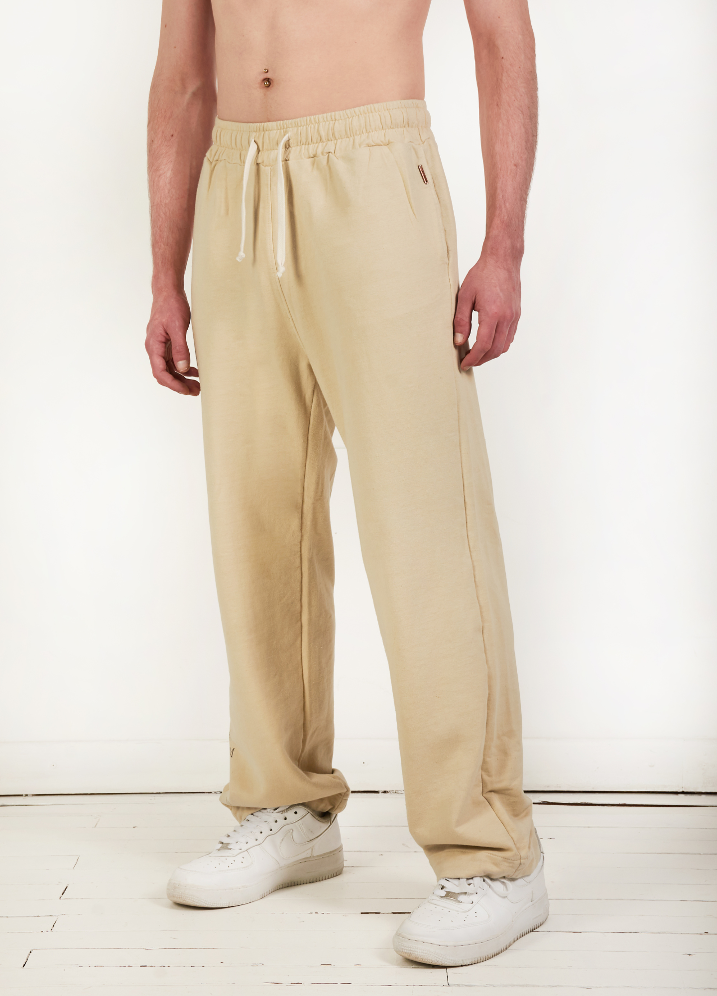 PANTALON BASIC CREMA UNISEX - CIAMPINO