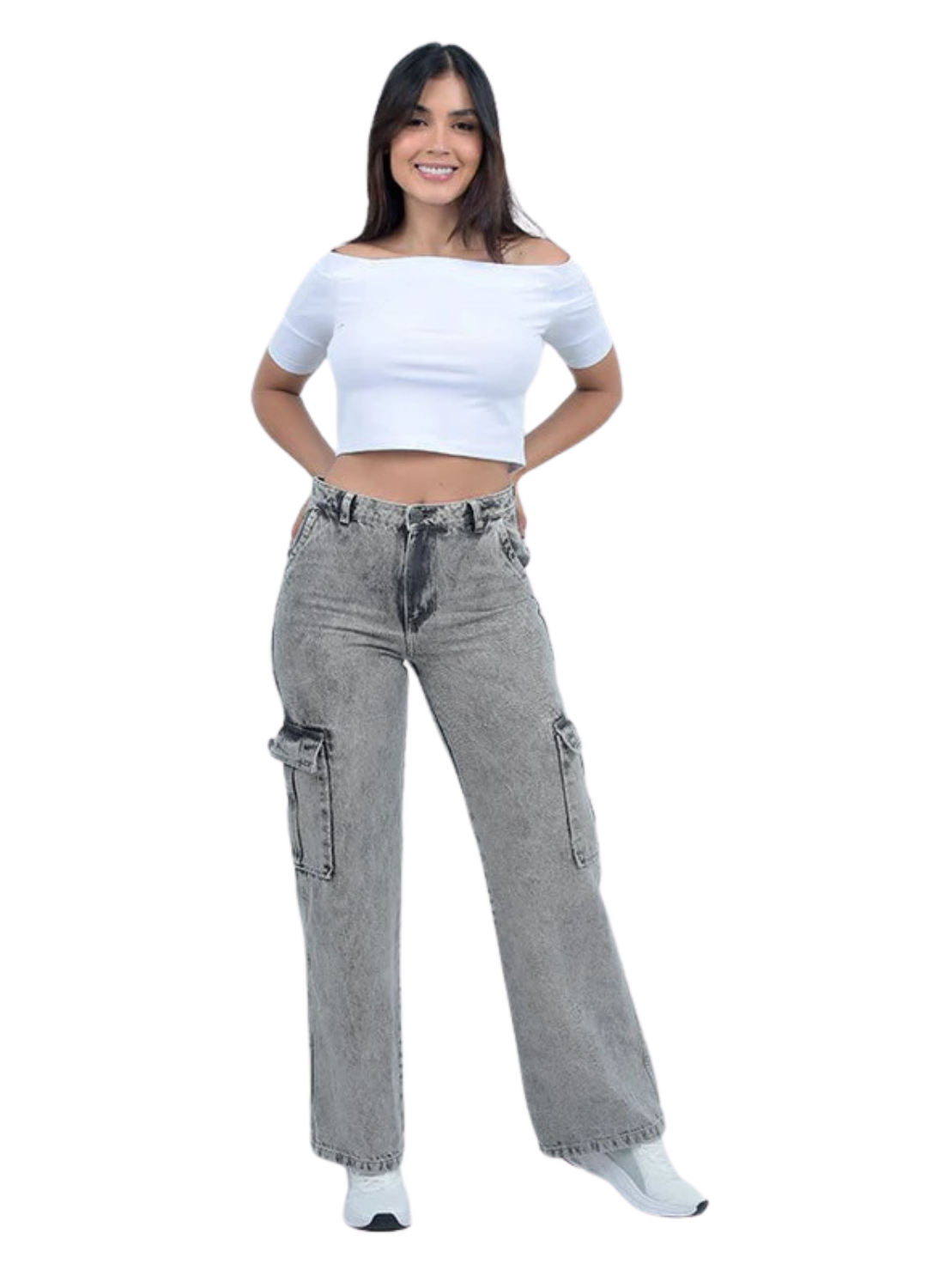 JEANS CARGO MUJER - ROOTT+CO