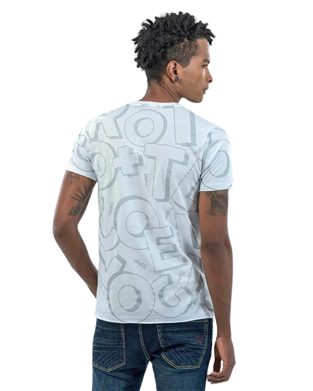 CAMISETA WHITE WATERMARK- ROOTT+CO