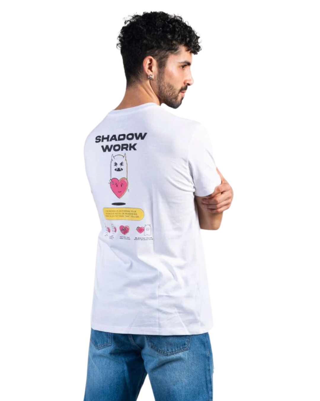 SHADOW WORK T-SHIRT / BLANCO - CIAMPINO