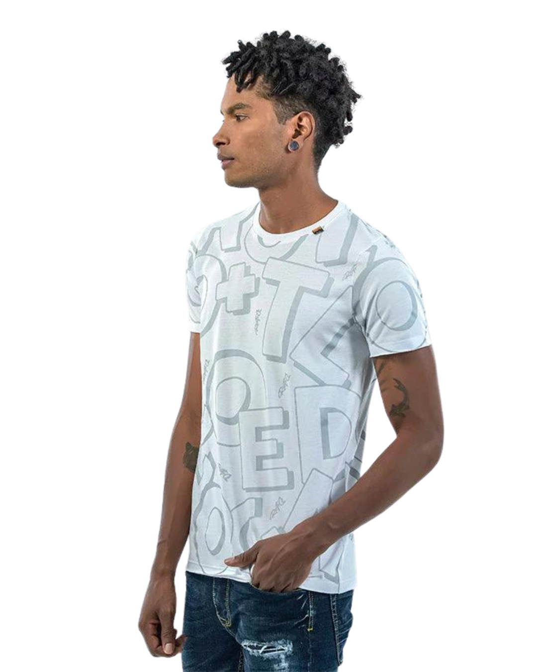 CAMISETA WHITE WATERMARK- ROOTT+CO