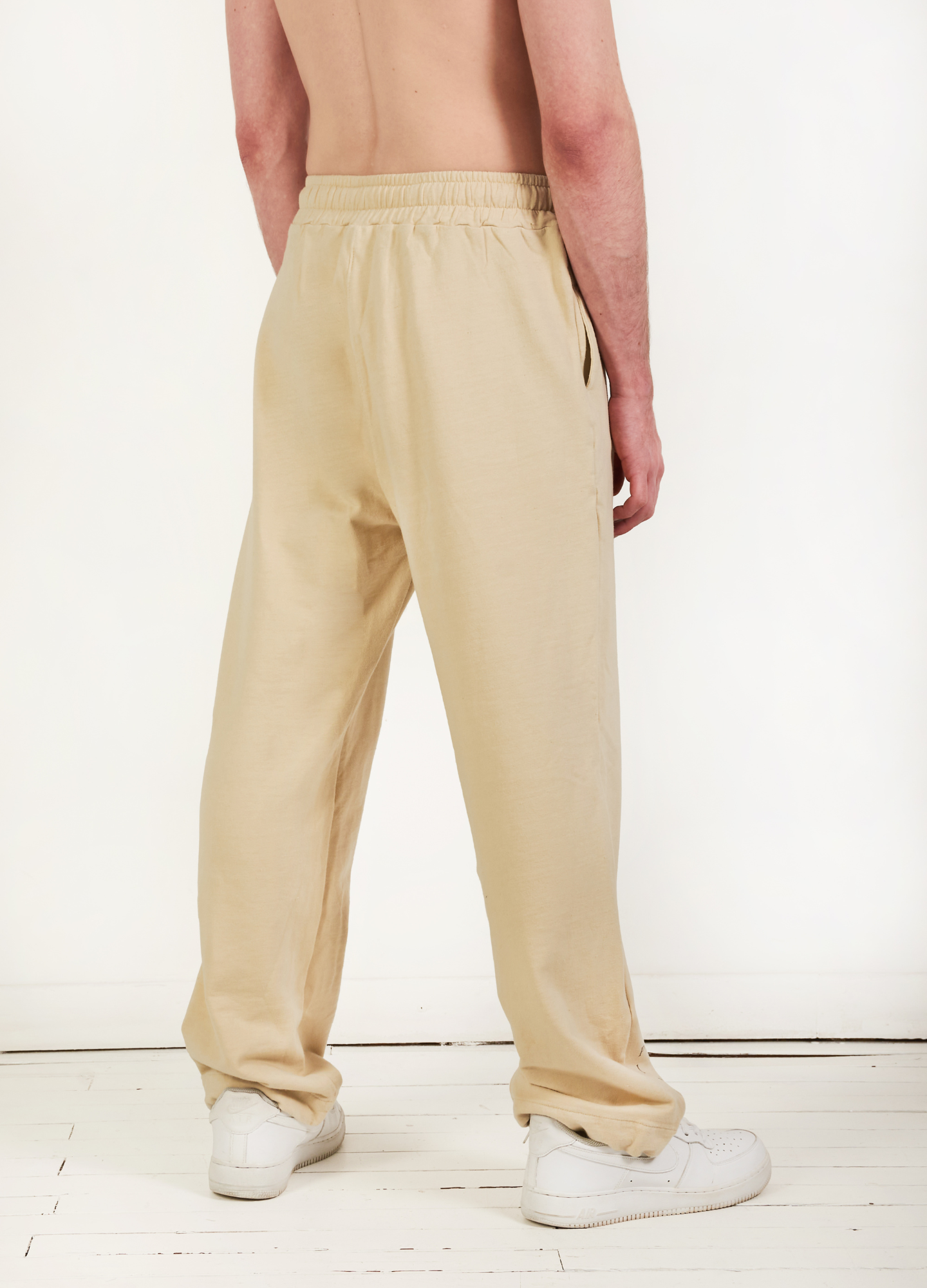 PANTALON BASIC CREMA UNISEX - CIAMPINO