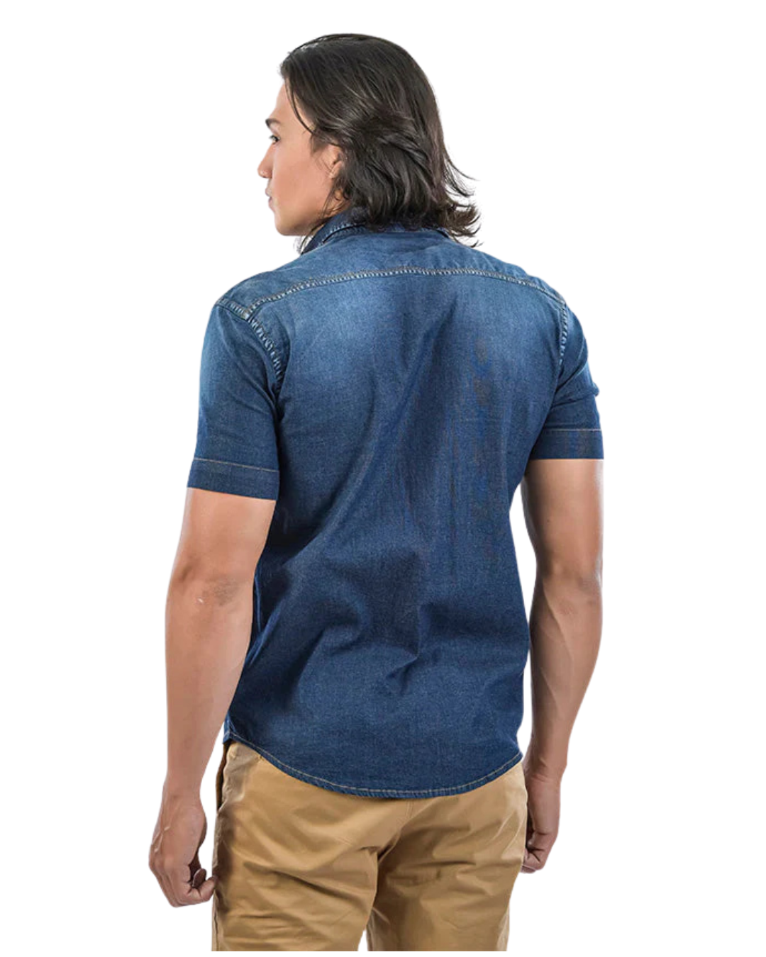 CAMISA MANGA CORTA DENIM  - ROOTT+CO