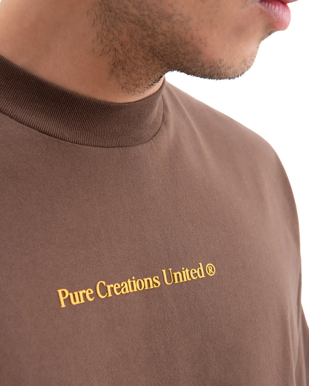 KNOCKOUT BROWN T-SHIRT - PURE