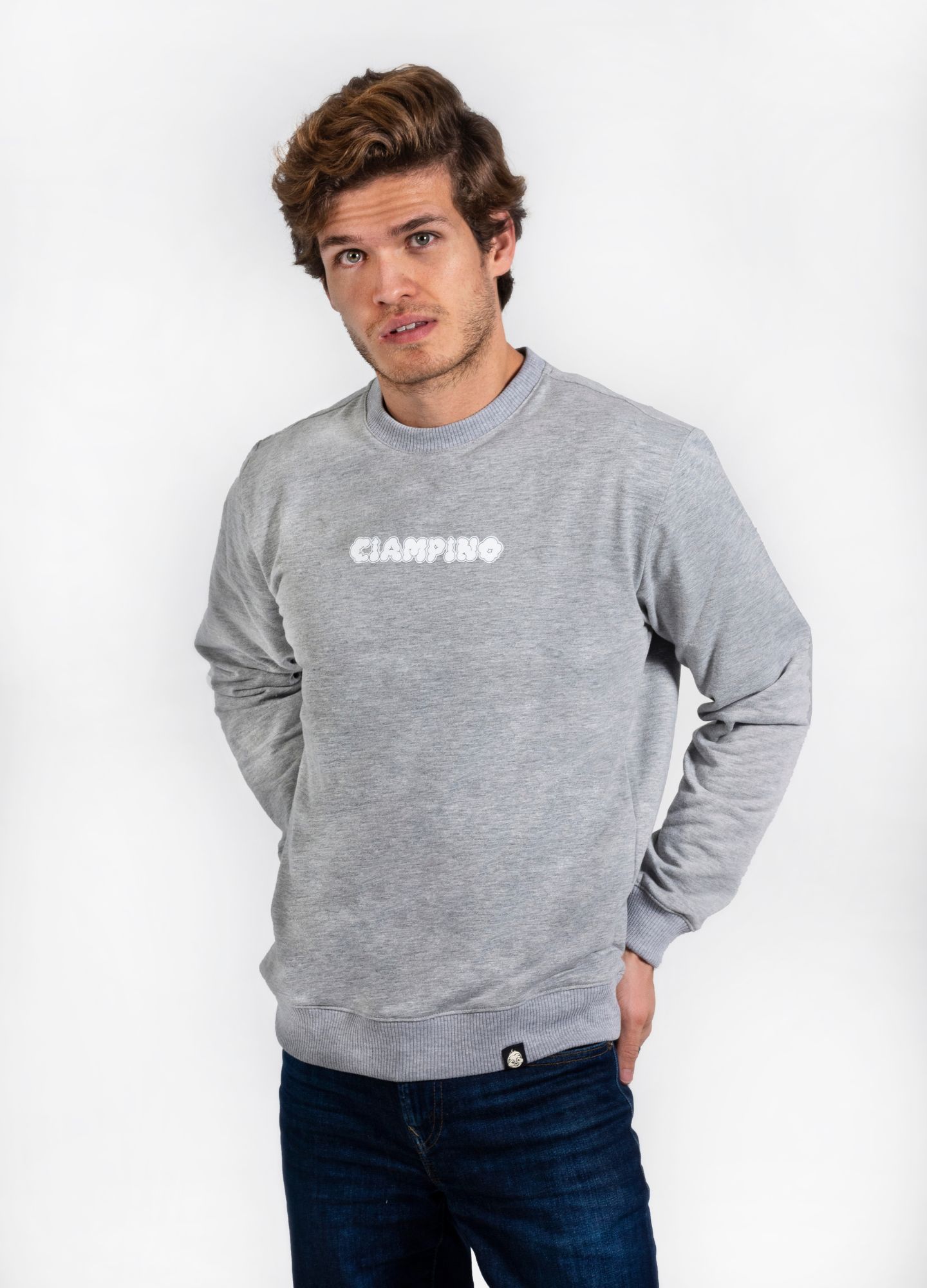 SWEATER UNISEX / GRIS - CIAMPINO