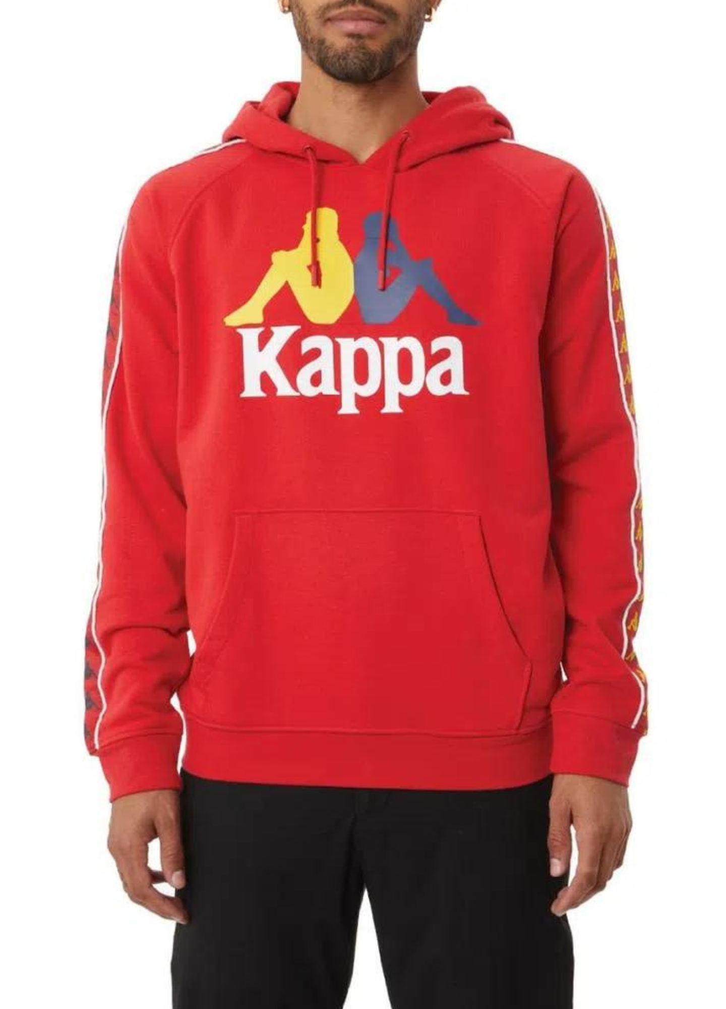 HOODIE 222 BANDA ROJO - KAPPA