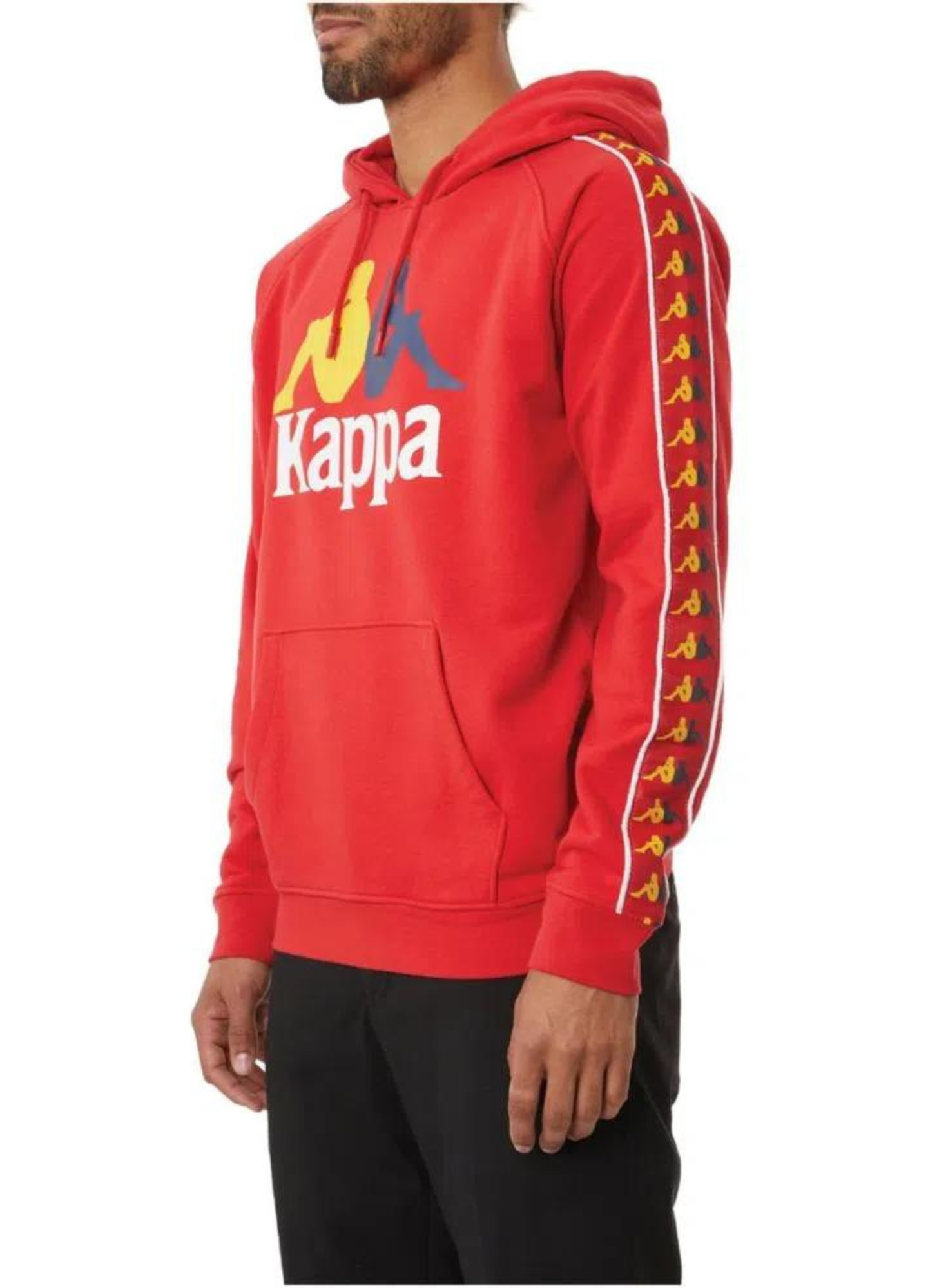 HOODIE 222 BANDA ROJO - KAPPA