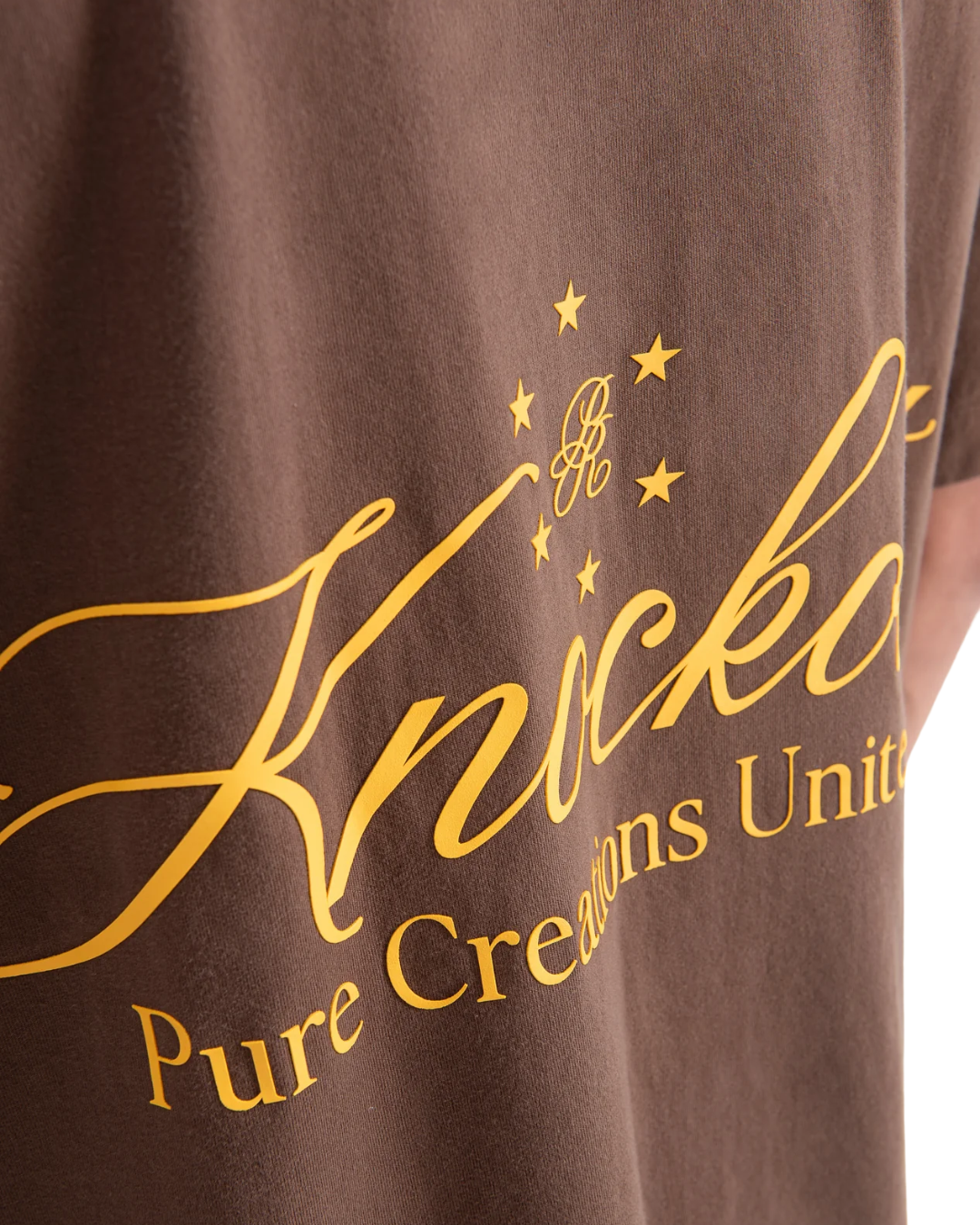 KNOCKOUT BROWN T-SHIRT - PURE