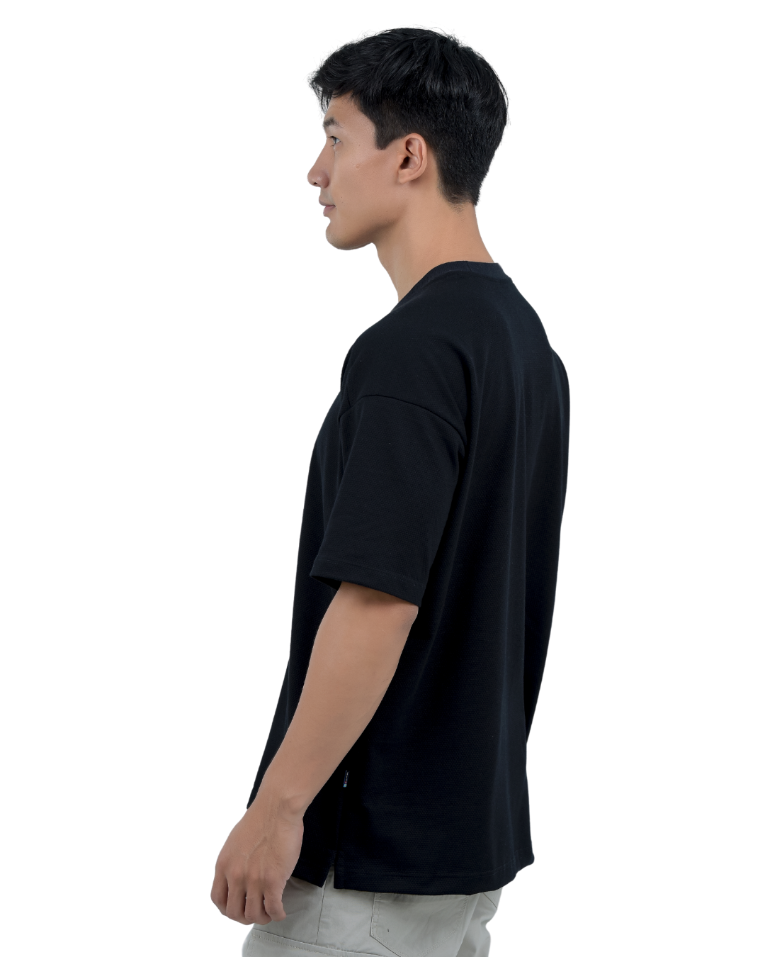 T-SHIRT NEGRA STOCKHOLM TEXTURED - BLUE INC