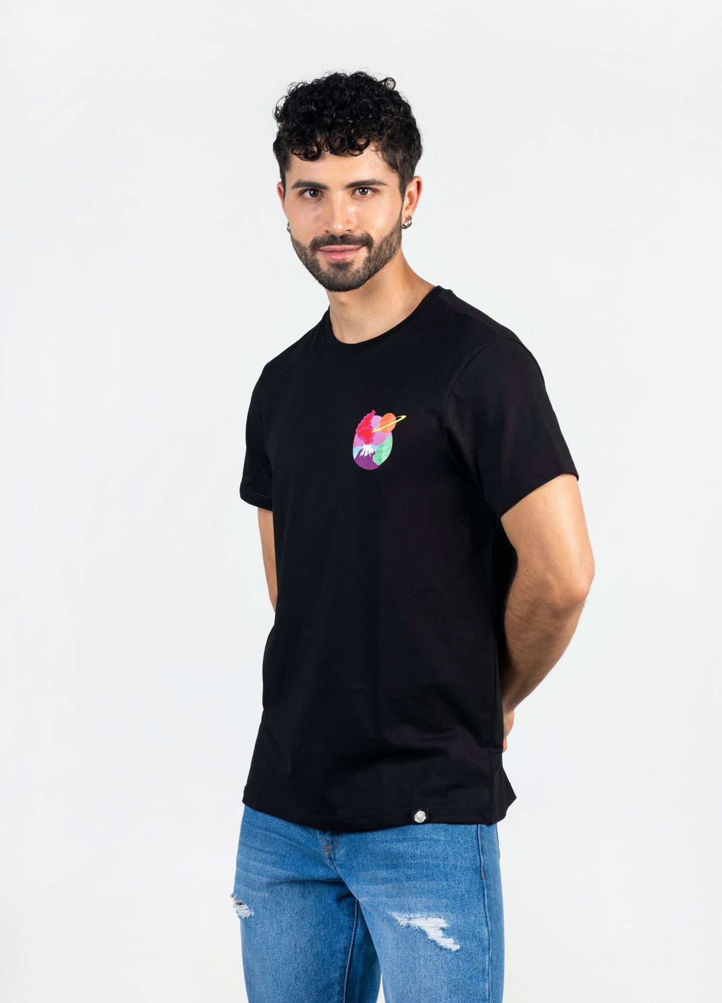 VOLCANO T-SHIRT / NEGRO - CIAMPINO