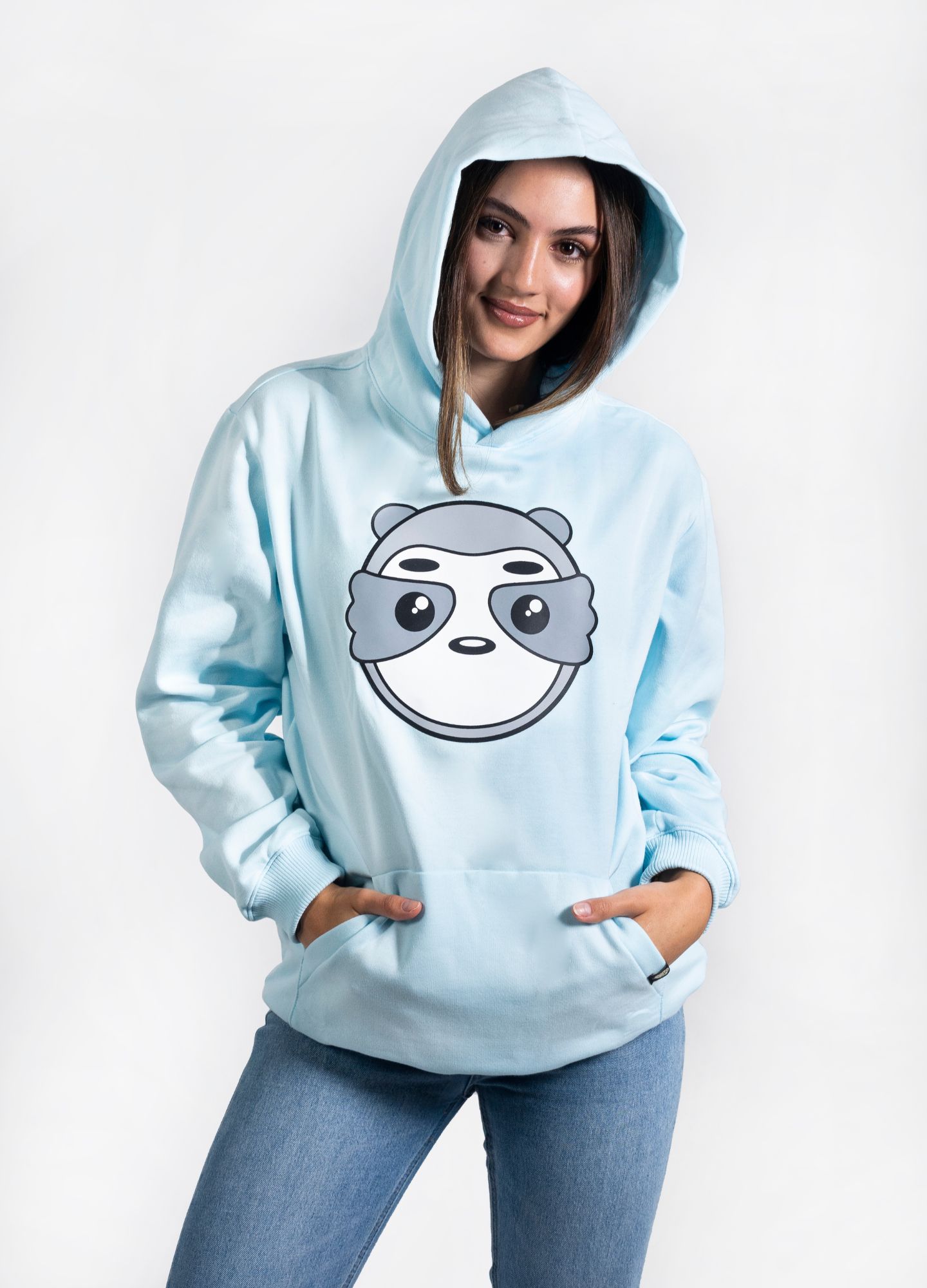 HOODIE UNISEX / CELESTE - CIAMPINO