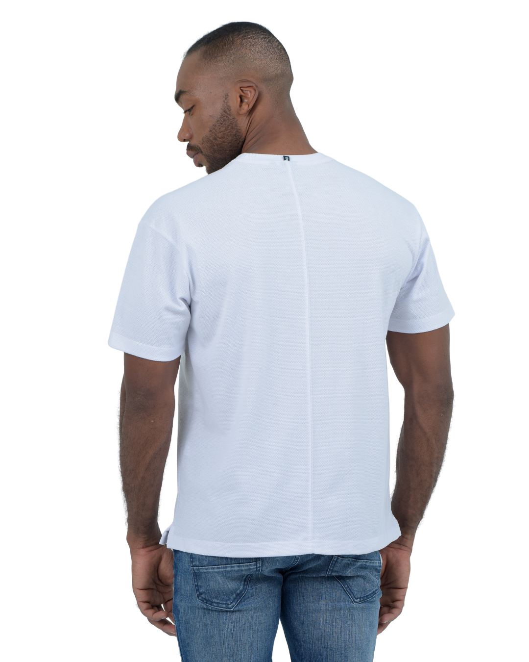 T-SHIRT BLANCA TEXTURED - BLUE INC