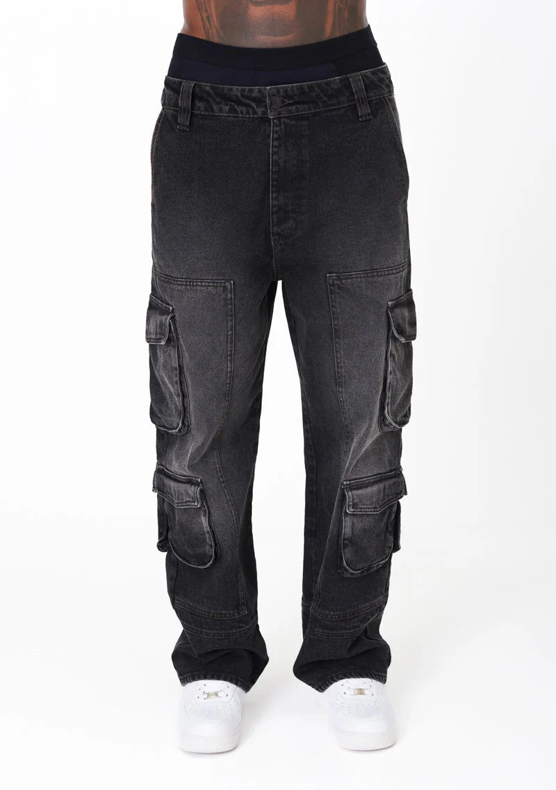 MOTORSPORT CARGO PANTS - PURE