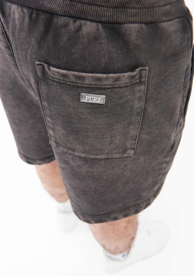 Q.M.P.E.V BLACK SHORTS - PURE