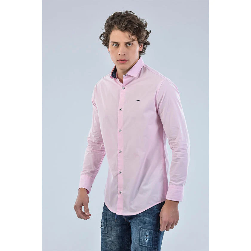 CAMISA MANGA LARGA ROSA- ROOTT+CO