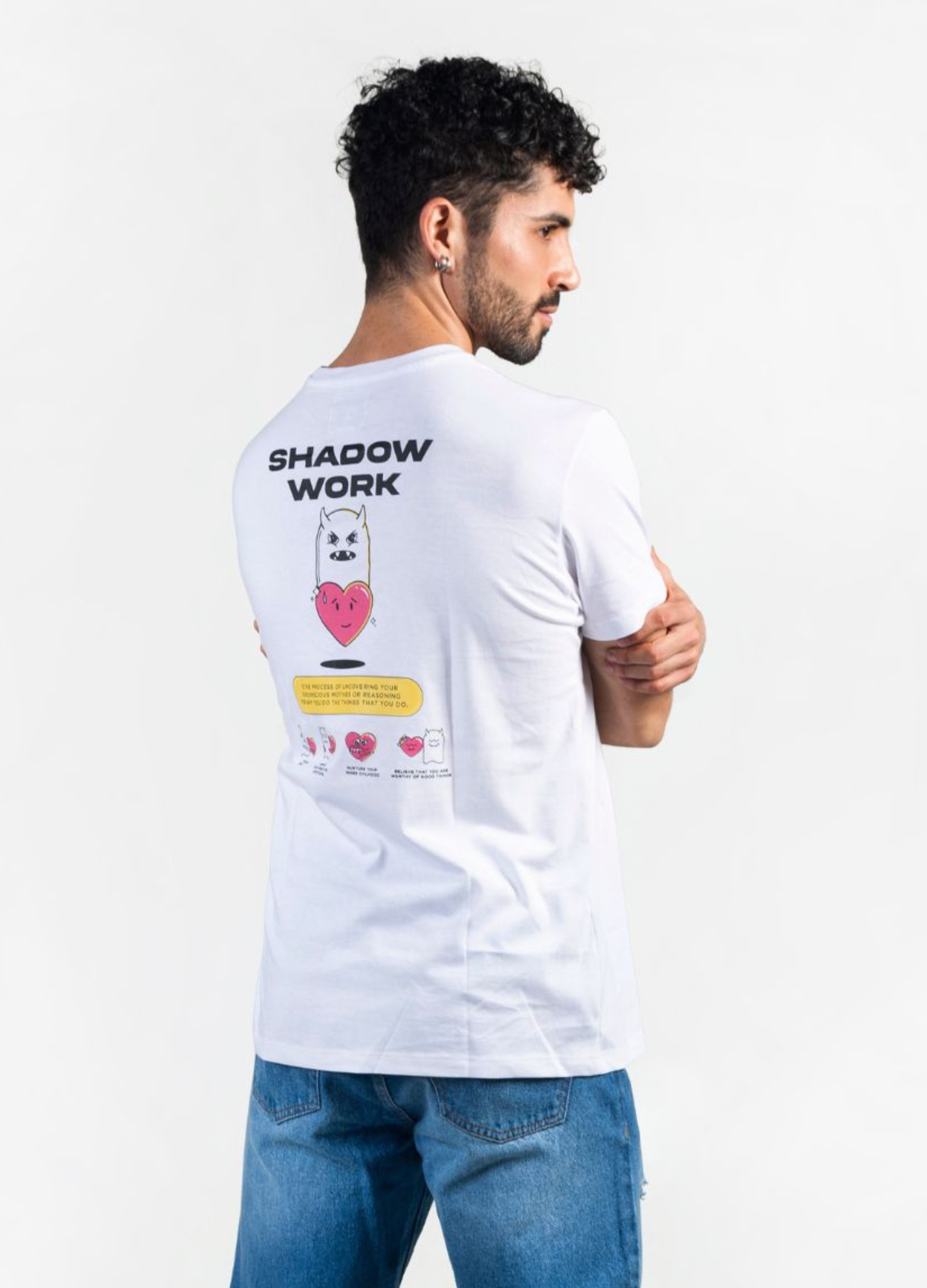 SHADOW WORK T-SHIRT / BLANCO - CIAMPINO