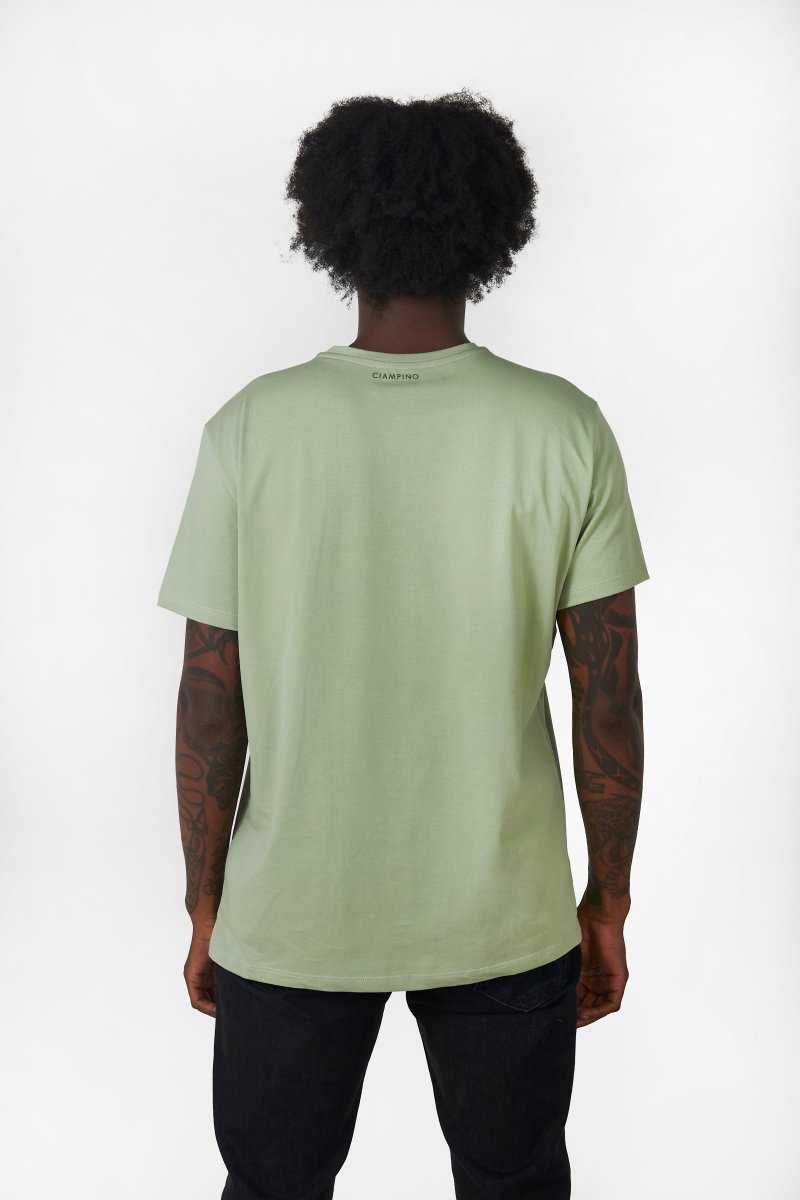 BASIC T-SHIRT / VERDE CLARO - CIAMPINO - iconic brands