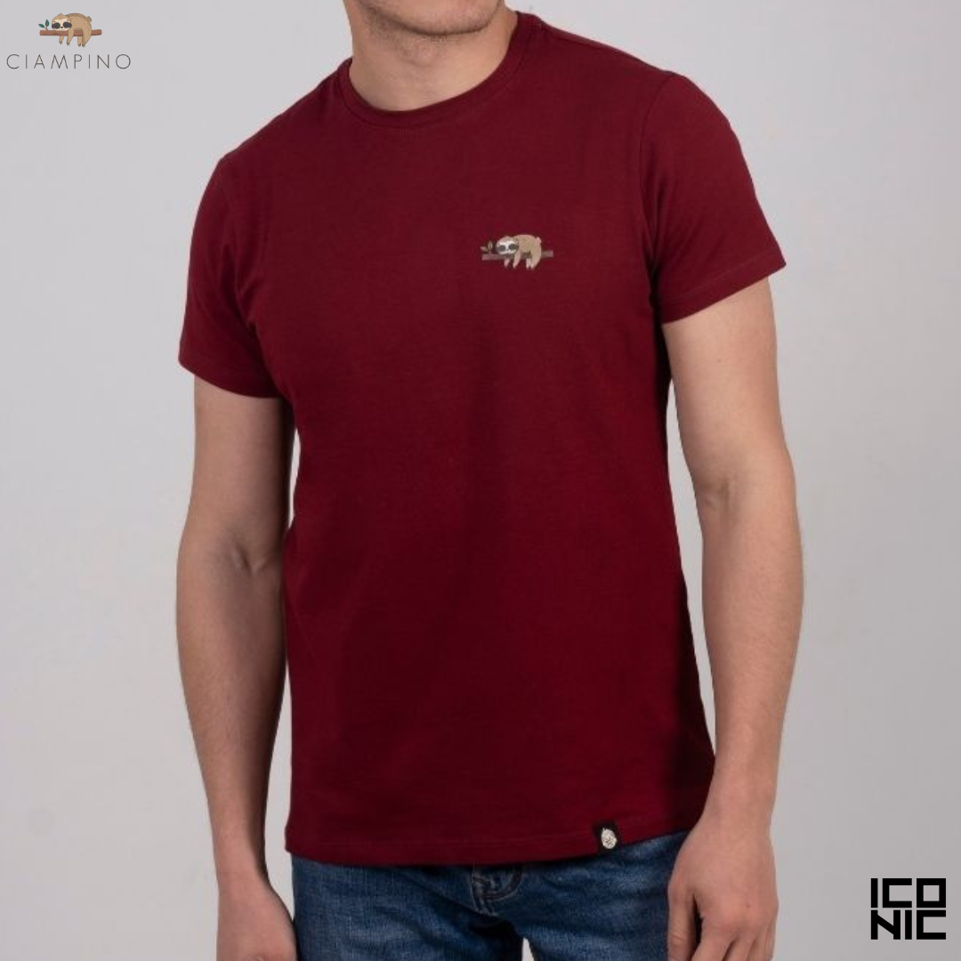 BASIC T-SHIRT / VINOTINTO - CIAMPINO